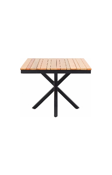 mesa de jantar industrial quadrada