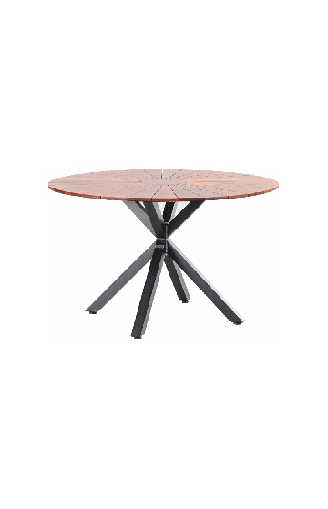 mesa de jantar industrial redonda